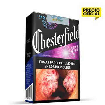 Cigarrillos Online - Chesterfield purple motion 1 comun 20 edicion limitada