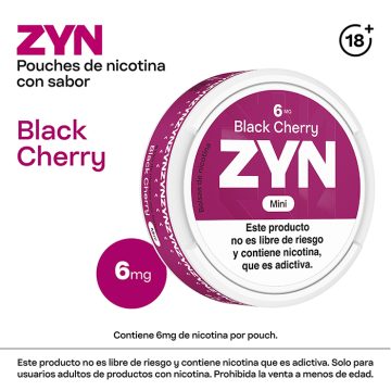 ZYN Black Cherry 6mg.