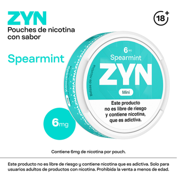 ZYN Spearmint 6mg.
