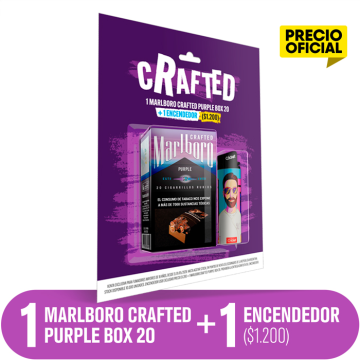 Combo Marlboro Crafted Purple Box 20