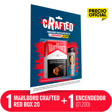 Combo Marlboro Crafted Red Box 20